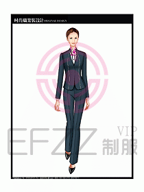 專賣店營業員服裝設計圖1148