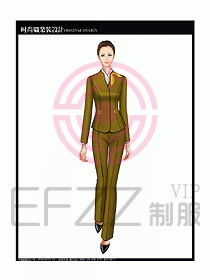 專賣店營業員服裝設計圖1145