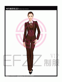 專賣店?duì)I業(yè)員服裝設(shè)計(jì)圖1157