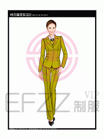 專賣店營業員服裝設計圖1164