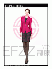 專賣店營業員服裝設計圖1195