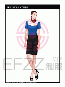 專賣店營業員服裝設計圖1205