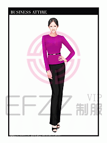 專賣店營業員服裝設計圖1213