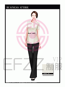專賣店營業員服裝設計圖1214