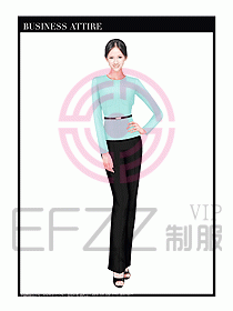 專賣店營業員服裝設計圖1212