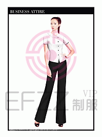 專賣店營業員服裝設計圖1220