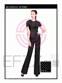 專賣店營業員服裝設計圖1221