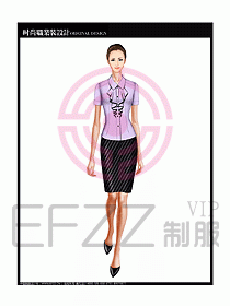 女職業(yè)裝短袖襯衫設(shè)計圖210