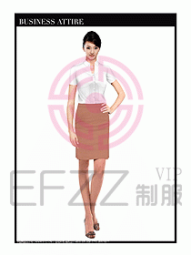女職業(yè)裝短袖襯衫設計圖287
