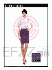 女職業裝短袖襯衫設計圖318