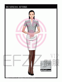 女職業(yè)裝短袖襯衫設(shè)計(jì)圖353