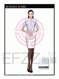 女職業(yè)裝短袖襯衫設(shè)計(jì)圖354