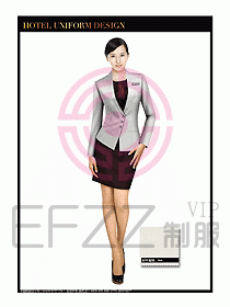 酒店大堂服務(wù)員制服設(shè)計(jì)圖683