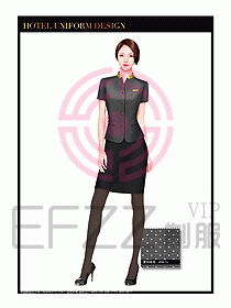 酒店大堂服務(wù)員制服設(shè)計圖695