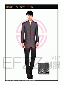 酒店大堂服務員制服設計圖700