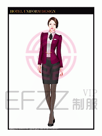 酒店大堂服務(wù)員制服設(shè)計(jì)圖720
