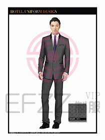 酒店大堂服務(wù)員制服設(shè)計圖724