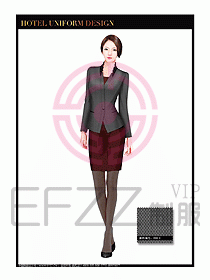 酒店大堂服務(wù)員制服設(shè)計(jì)圖727