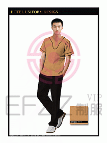 SPA按摩技師制服設計圖833