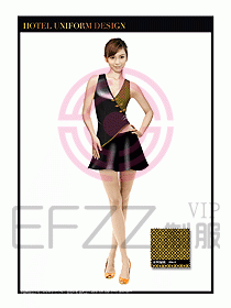 SPA按摩技師制服設計圖840