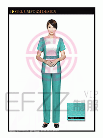 SPA按摩技師制服設計圖842