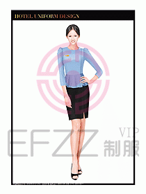 SPA按摩技師制服設計圖854