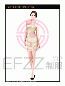 SPA按摩技師制服設計圖872