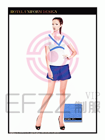 SPA按摩技師制服設(shè)計(jì)圖879