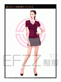 SPA按摩技師制服設計圖889