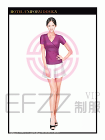 SPA按摩技師制服設(shè)計(jì)圖886