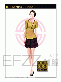 SPA按摩技師制服設計圖896