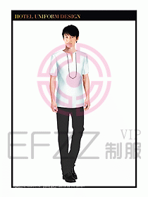 SPA按摩技師制服設計圖920