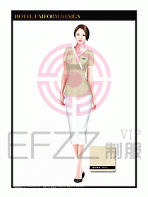 SPA按摩技師制服設(shè)計(jì)圖943