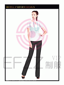 SPA按摩技師制服設計圖942