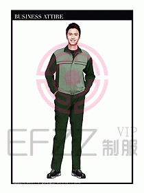 春秋款工程服服裝設計圖918