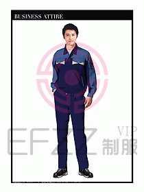 春秋款工程服服裝設計圖942
