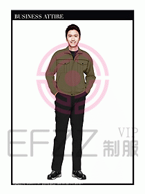 春秋款工程服服裝設計圖975