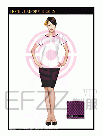 桑拿水療會所前臺服務(wù)員制服203
