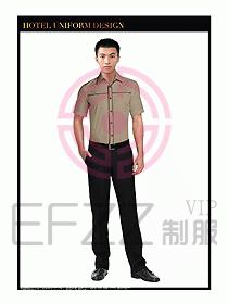 桑拿水療會所前臺服務員制服205