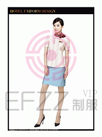 桑拿水療會所前臺服務員制服213
