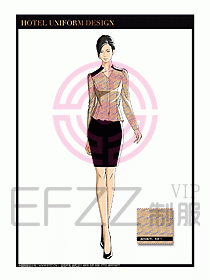 桑拿水療會所前臺服務員制服222