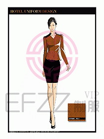 桑拿水療會所前臺服務(wù)員制服221