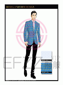 桑拿水療會所前臺服務員制服229