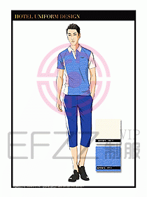 桑拿水療會所前臺服務(wù)員制服233