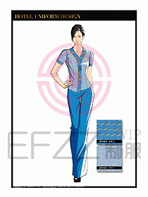 SPA按摩技師制服設計圖953