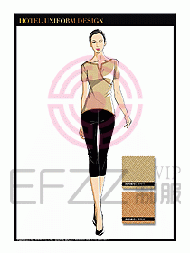 SPA按摩技師制服設計圖968