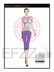 SPA按摩技師制服設計圖967