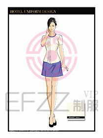 SPA按摩技師制服設(shè)計圖974