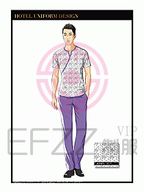 SPA按摩技師制服設計圖984