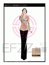 桑拿SPA咨客迎賓制服設計321